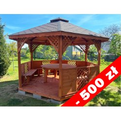 Sechseckiger Pavillon S8 ∅ 3,9m 12m2