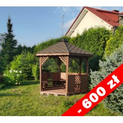 Sechseckiger Pavillon S8 ∅ 5,0m 20m2