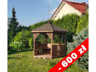 Sechseckiger Pavillon S8 ∅ 5,0m 20m2