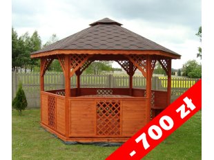 Sechseckiger Pavillon S8 ∅ 6,0m 28m2