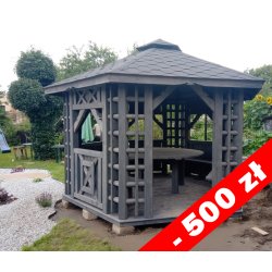 Hexagonal gazebo, Old Polish, ∅ 3.9 m, 12 m2