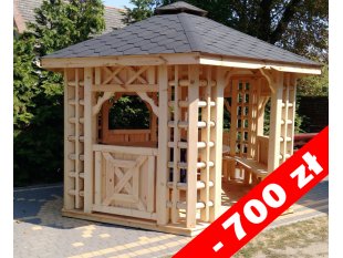 Altpolnischer sechseckiger Pavillon ∅ 6,0 m 28 m2