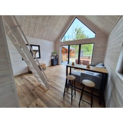 Dom drewniany Nowoczesna Stodoła A1 4,5x5,5m