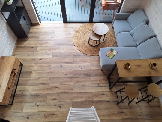 Dom drewniany Nowoczesna Stodoła A1 4,5x5,5m