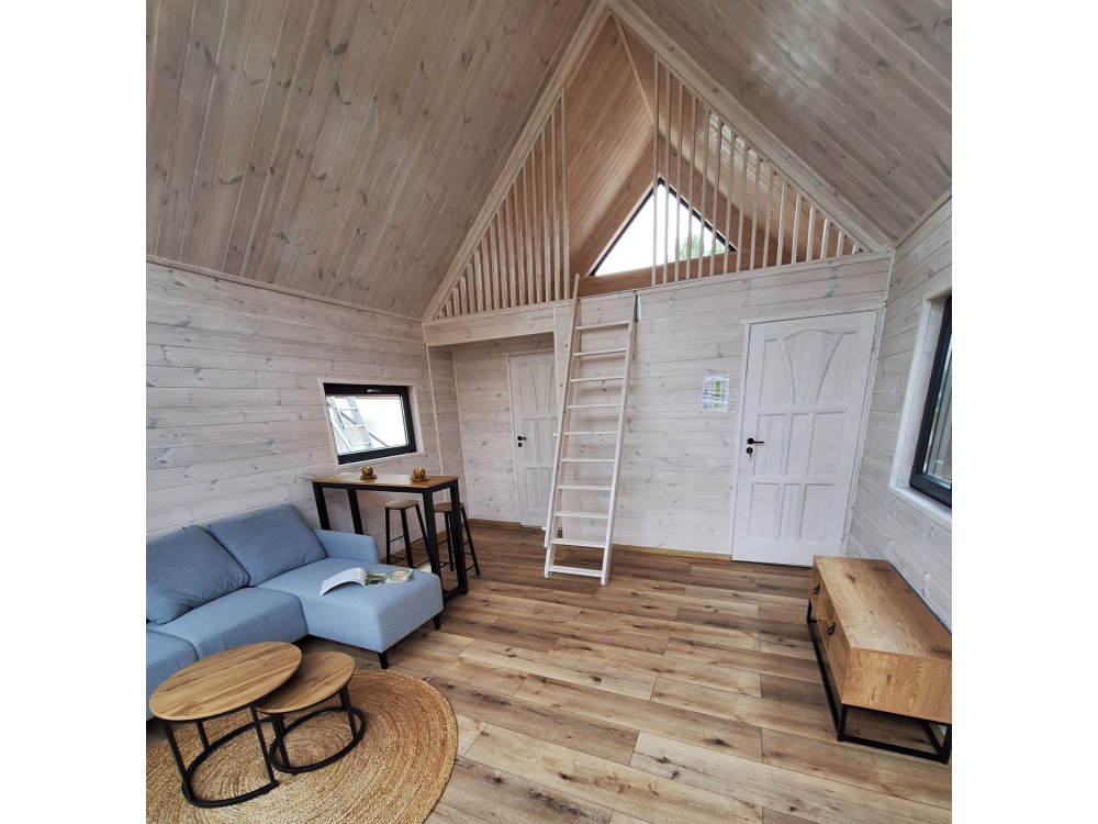 Dom drewniany Nowoczesna Stodoła A1 4,5x5,5m