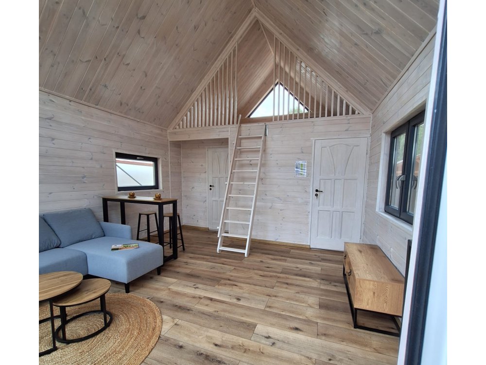 Dom drewniany Nowoczesna Stodoła A2 4,5x6,5m