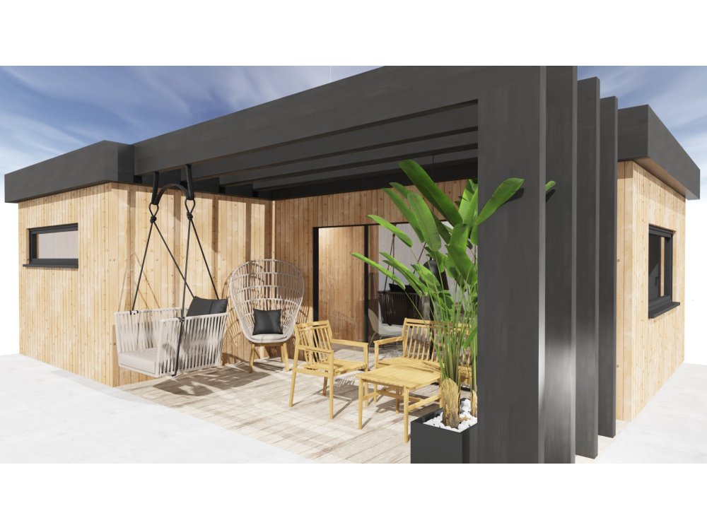 Kalina Sommerhaus 8 x 6 m 31,21 m2