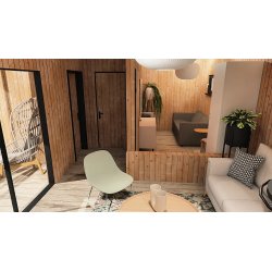 Kalina Sommerhaus 8 x 6 m 31,21 m2