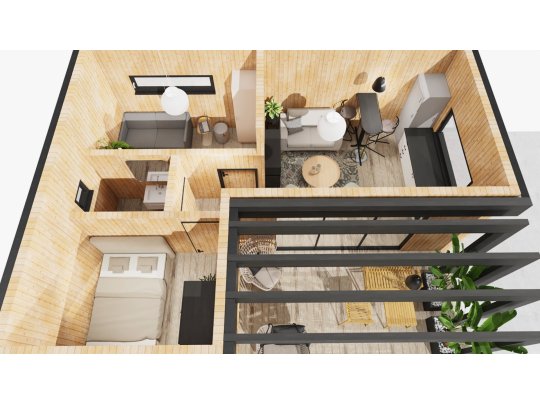 Kalina Sommerhaus 8 x 6 m 31,21 m2