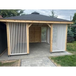 Rectangular gazebo P15 3x3m 9m2
