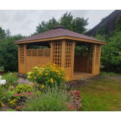 P3 rectangular gazebo 3 x 3 m 9 m2