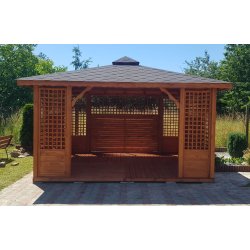 P3 rechteckiger Pavillon 3 x 3 m 9 m2