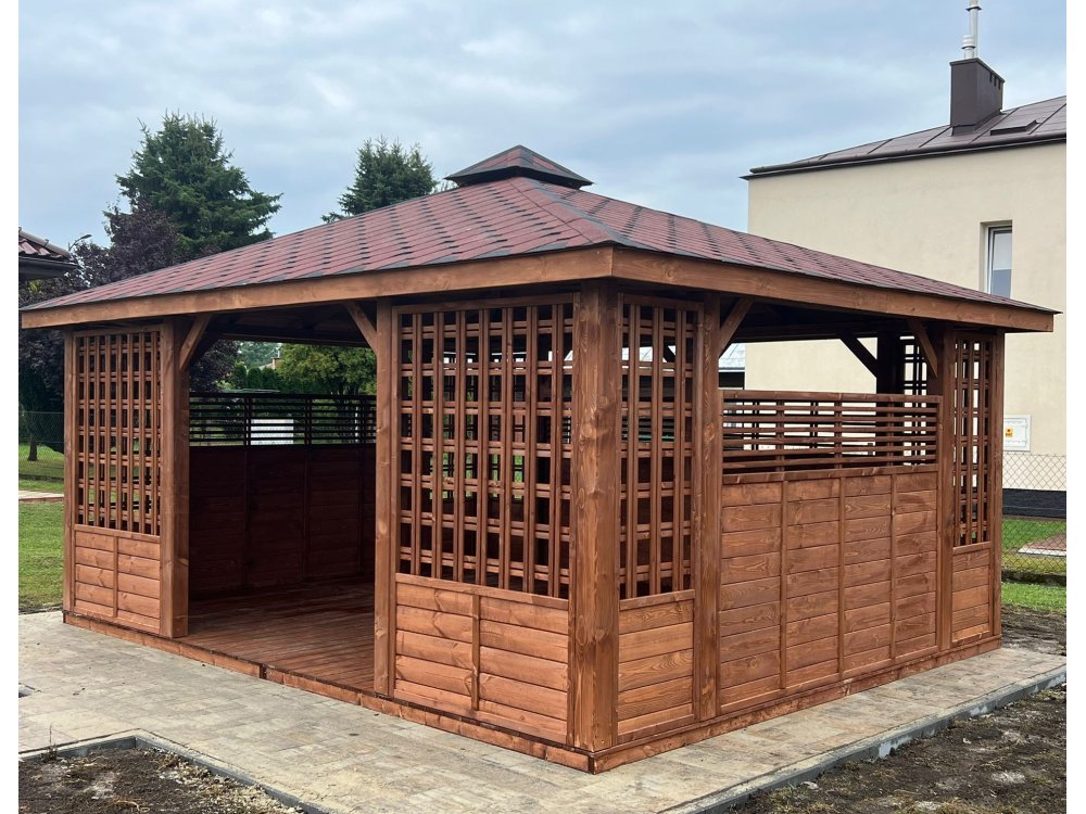 P3 rectangular gazebo 4 x 4 m 16 m2