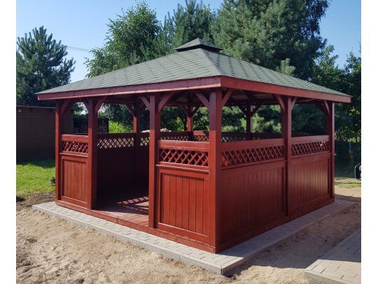 Rectangular gazebo P5 4 x 3 m 12 m2