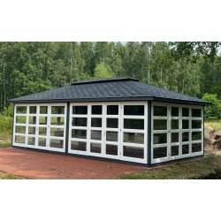 P14 rechteckiger Pavillon 8 x 4 m 32 m2
