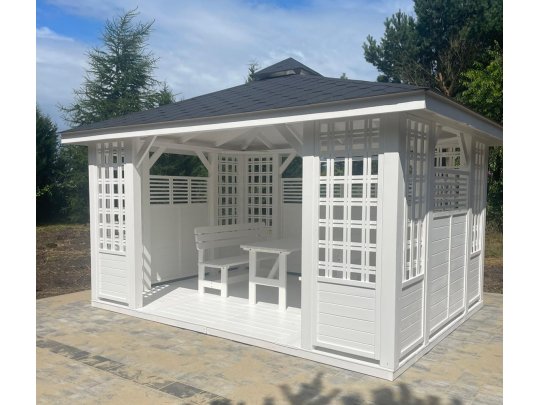 Rechteckiger Pavillon P11 3 x 3 m 9m2