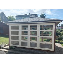 P14 rechteckiger Pavillon 5 x 5 m 25 m2