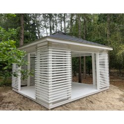 Rectangular gazebo P10 4 x 3 m 12 m2