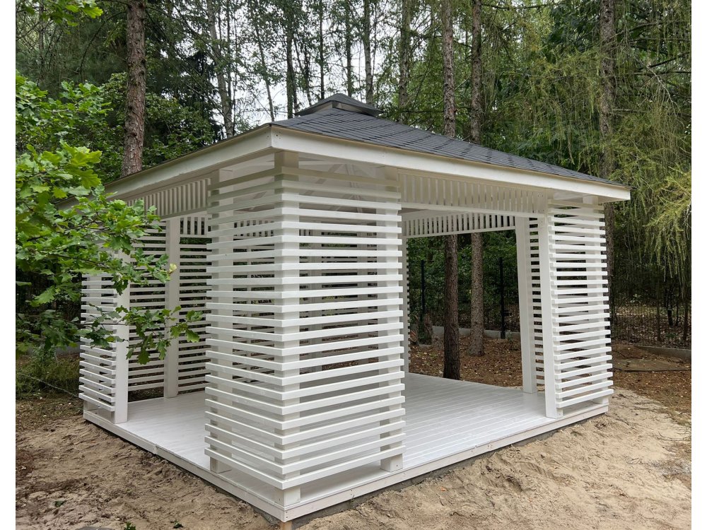 Rectangular gazebo P10 4 x 3 m 12 m2