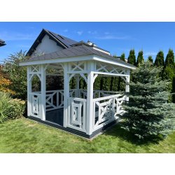 P4 rechteckiger Pavillon 3 x 3 m 9 m2