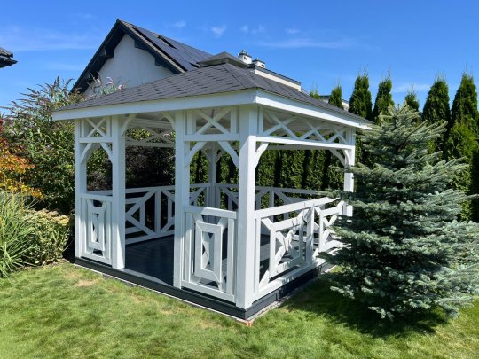 P4 rechteckiger Pavillon 3 x 3 m 9 m2