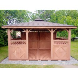 Rechteckiger Pavillon P5 4 x 3 m 12 m2