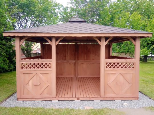 Rectangular gazebo P5 4 x 3 m 12 m2