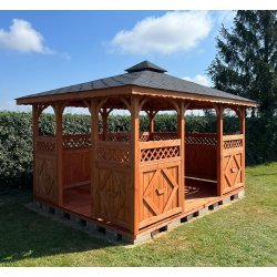 Rectangular gazebo P5 4 x 3 m 12 m2