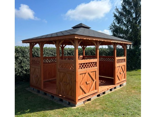 Rectangular gazebo P5 4 x 3 m 12 m2