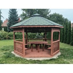 Sechseckiger Pavillon S4b ∅ 3,9m 12m2