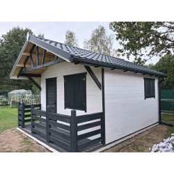 Domek narzędziowy N5a 3x3m + taras 3x2m 9m2