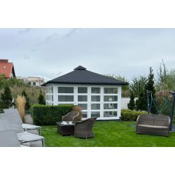 P14 rectangular gazebo 4 x 4 m 16 m2