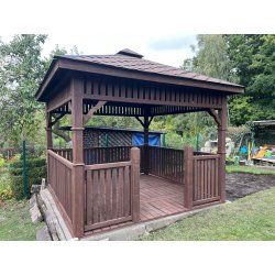 Rechteckiger Pavillon P9 3 x 3 m 9 m2