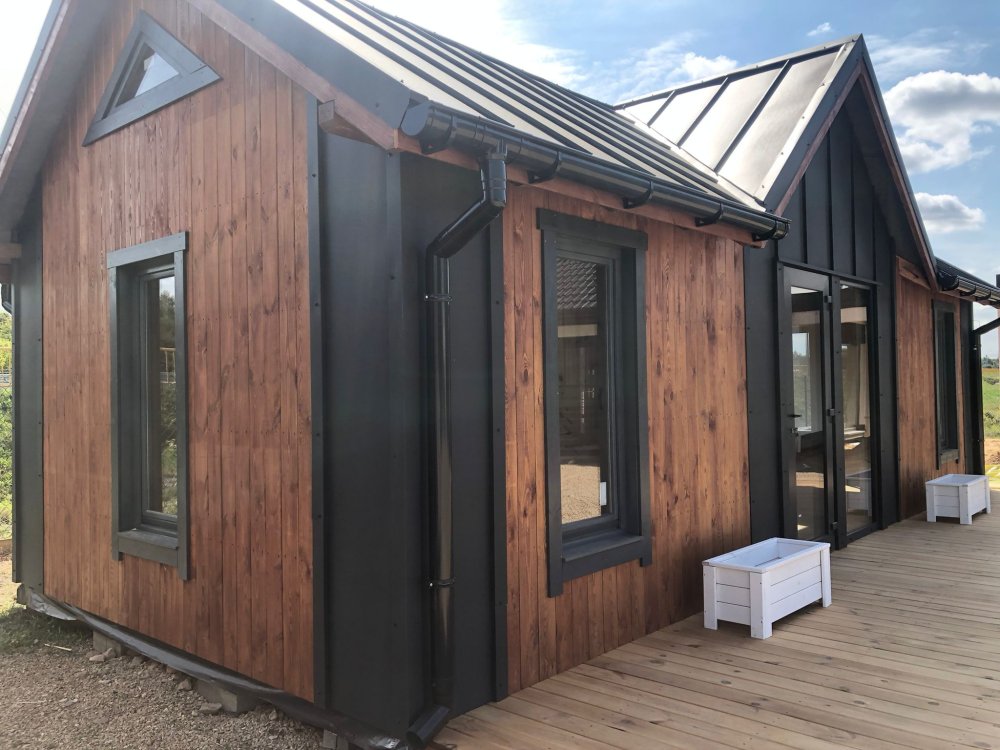 Domek letniskowy Dworek A 12,6 x 4 m 50,4m2