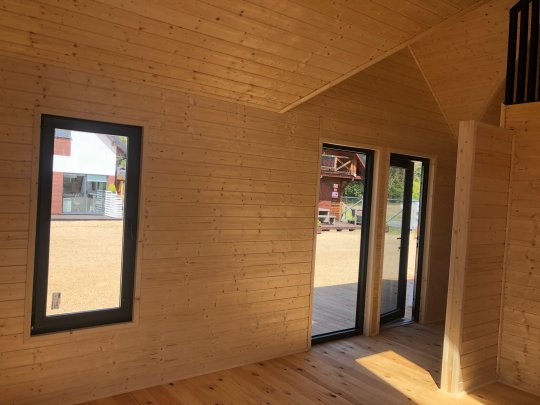 Domek letniskowy Dworek A 12,6 x 4 m 50,4m2