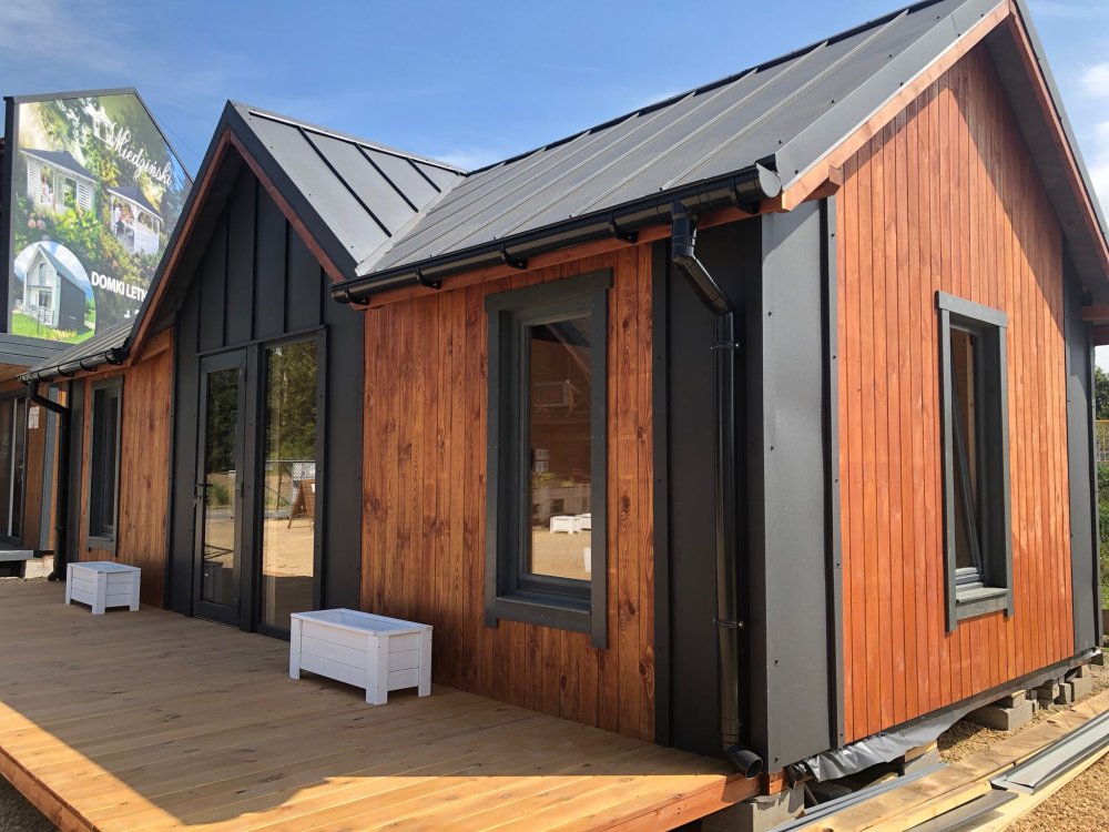 Domek letniskowy Dworek B 7,5 x 4 m 30m2