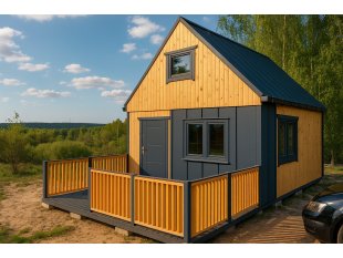 Dom drewniany Nowoczesna Stodoła A1 4,5x5,5m