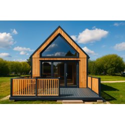 Dom drewniany Nowoczesna Stodoła A3 4,5x7,5m