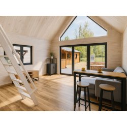 Dom drewniany Nowoczesna Stodoła A2 4,5x6,5m