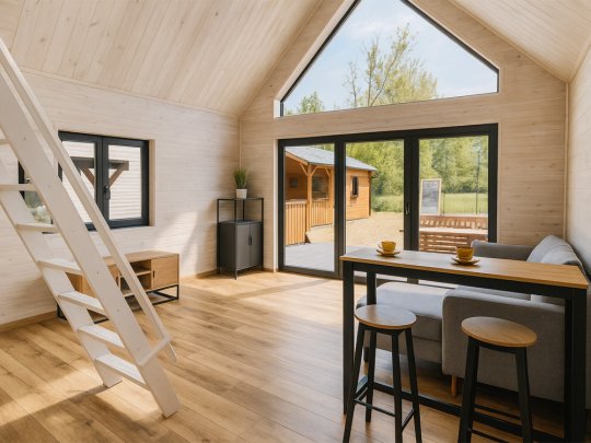 Dom drewniany Nowoczesna Stodoła A2 4,5x6,5m