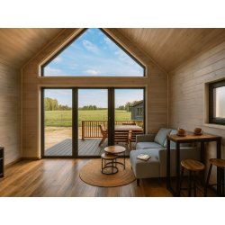 Dom drewniany Nowoczesna Stodoła A2 4,5x6,5m