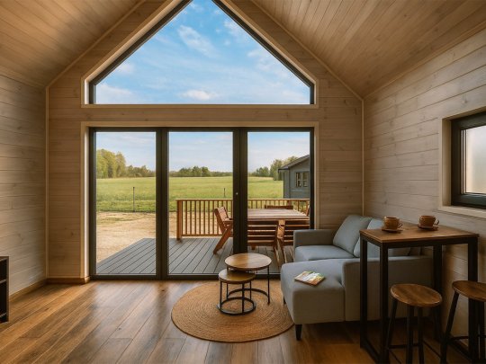 Dom drewniany Nowoczesna Stodoła A2 4,5x6,5m