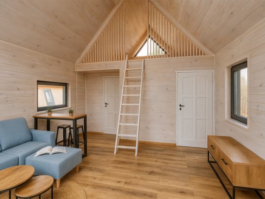 Dom drewniany Nowoczesna Stodoła A2 4,5x6,5m