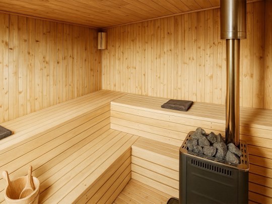Drewniana sauna ogrodowa 3,5x2,2m