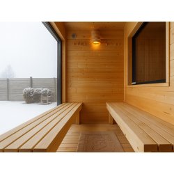 Drewniana sauna ogrodowa 3x3,4m