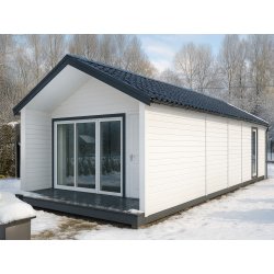 Nowoczesna Stodoła LONG 4,5x8,5m + 4,5x1m taras