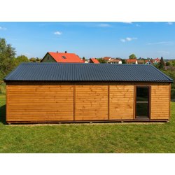 Nowoczesna Stodoła LONG 4,5x8,5m + 4,5x1m taras