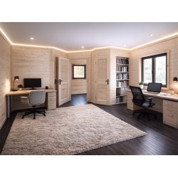 Nowoczesna Stodoła LONG 4,5x8,5m + 4,5x1m taras