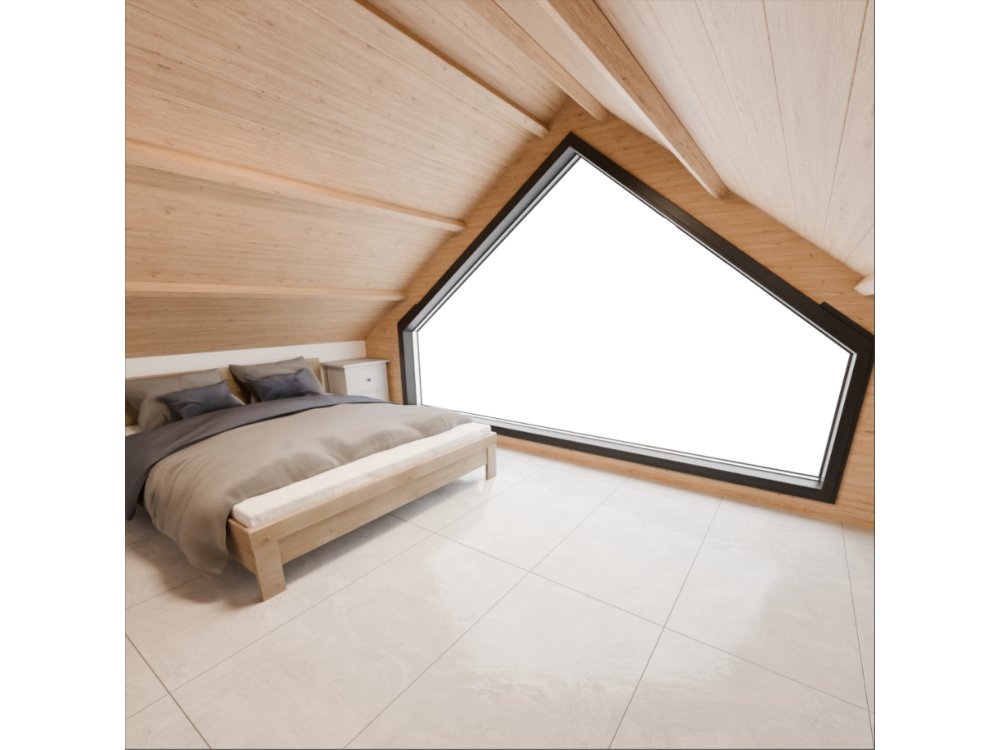 Dom drewniany Wierzba Modern W1 5x8m z Tarasem 40m2