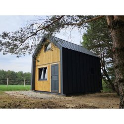 Wooden house Wierzba Modern A 5x4m 20m2